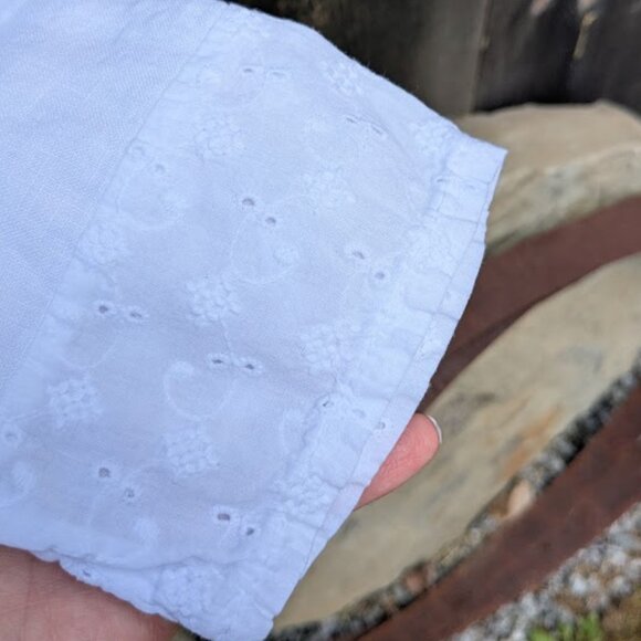 Luca Vanucci Linen Boho Top - Picture 5 of 7